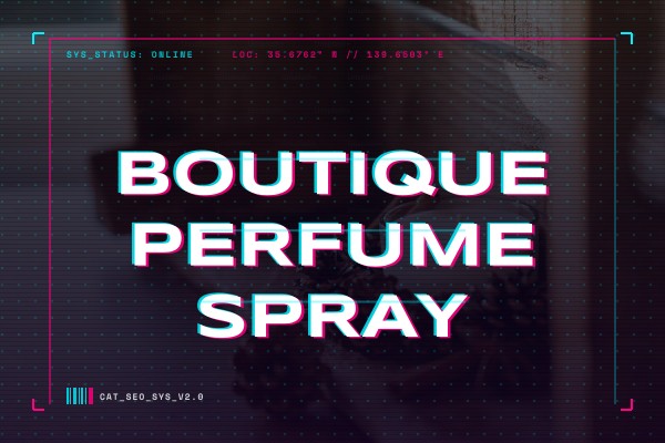 boutique perfume spray