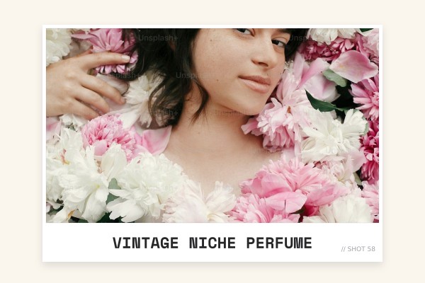 vintage niche perfume